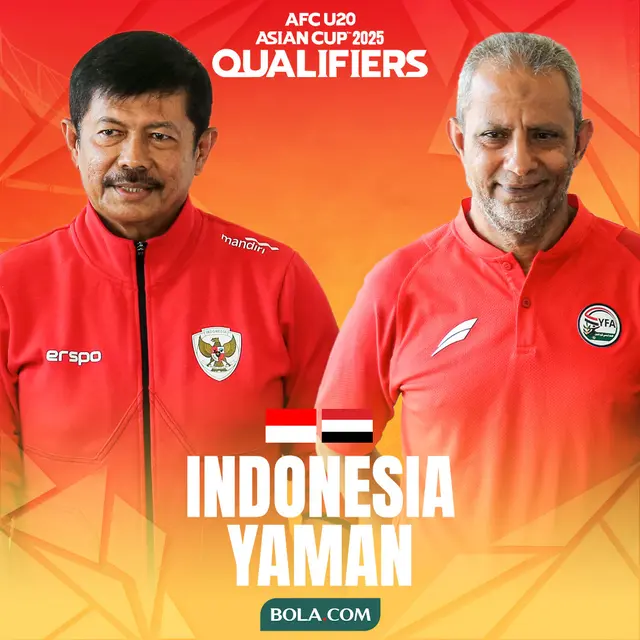 Susunan Pemain Indonesia U20 vs Yaman U20